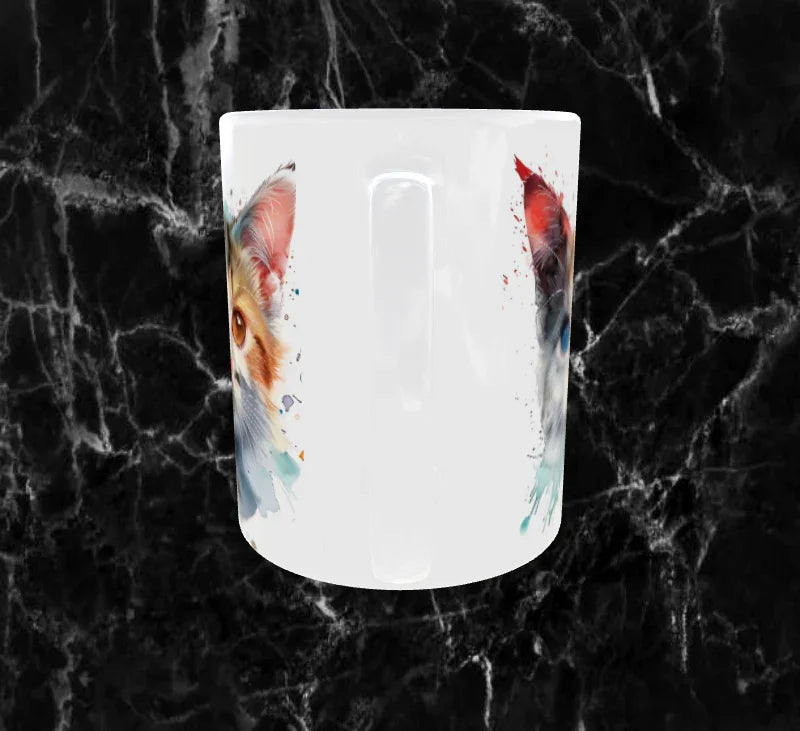 Mug Chatons Aquarelle – Trio de Petits Félins Splendides (Sublimation Haute Qualité)