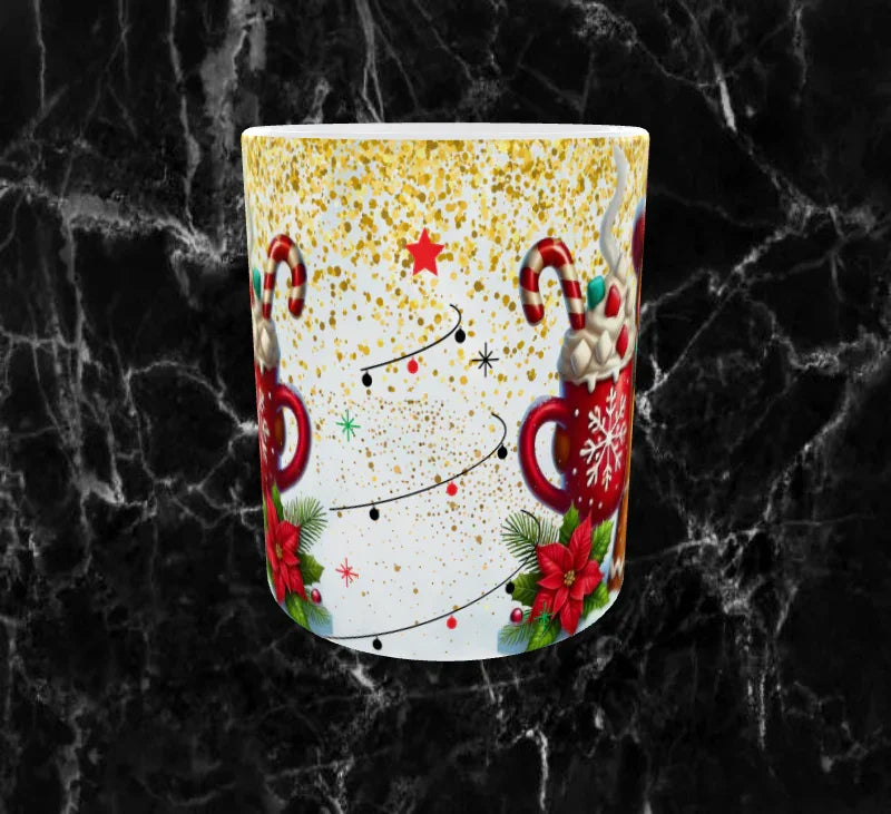 🎅 Mug Pain d’Épice de Noël – Biscuit Gourmand & Tasse Festive en Main