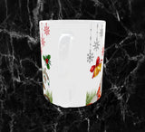 🎄✨ Mug Noël Joyeux – Père Noël, Bonhomme de Neige & Renne Festif