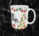 Mug Noël “Merry Christmas” – Décorations Festives | Sublimation 11oz
