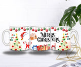 Mug Noël “Merry Christmas” – Décorations Festives | Sublimation 11oz