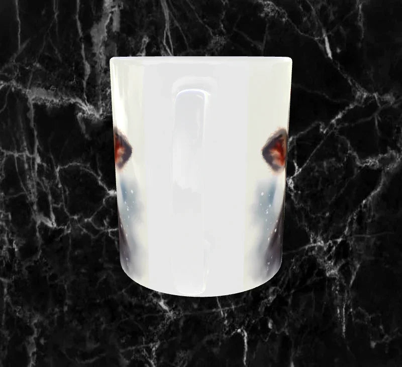 🎄Mug de Noël – Petit Veau Adorable au Bonnet Festif