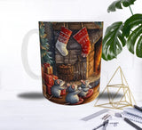🐭Mug de Noël – Les Petites Souris au Coin du Feu 🔥