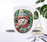 ❄️ Mug Bonhomme de Neige Festif – Écharpe & Bonnet de Noël