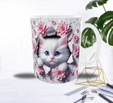 Mug Sublimation – Chaton Magique au Mur Fleuris