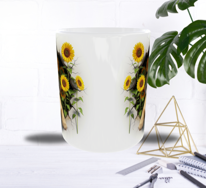 Bouledogue du Mur Fleuri — Mug Soleil & Tendresse