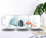 Mug Ourson Blanc & Igloo – Douceur Polaire