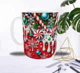 Mug Noël Festif – Décorations Gourmandes & Douceurs Sucrées