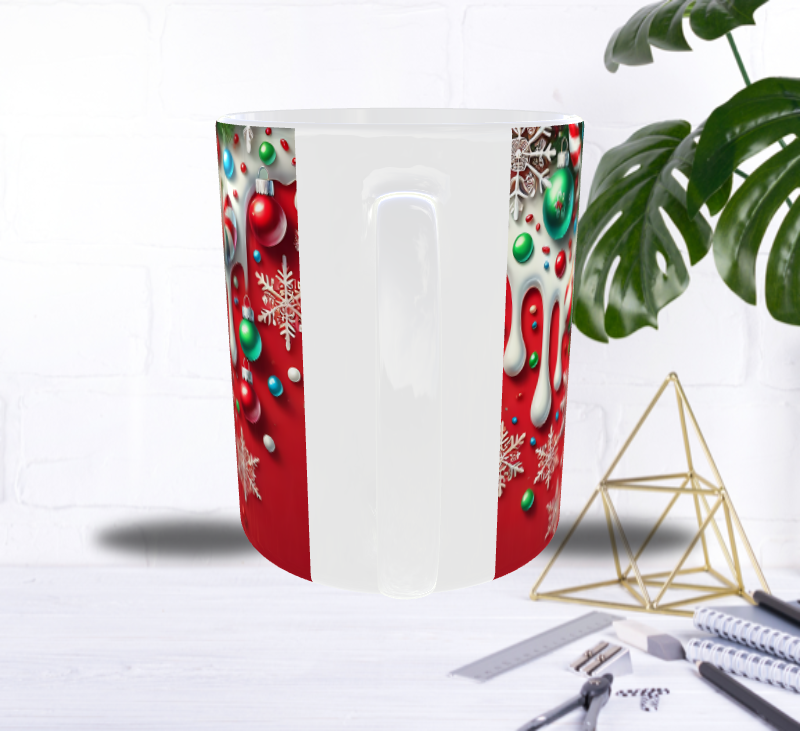 Mug Noël Festif – Décorations Gourmandes & Douceurs Sucrées