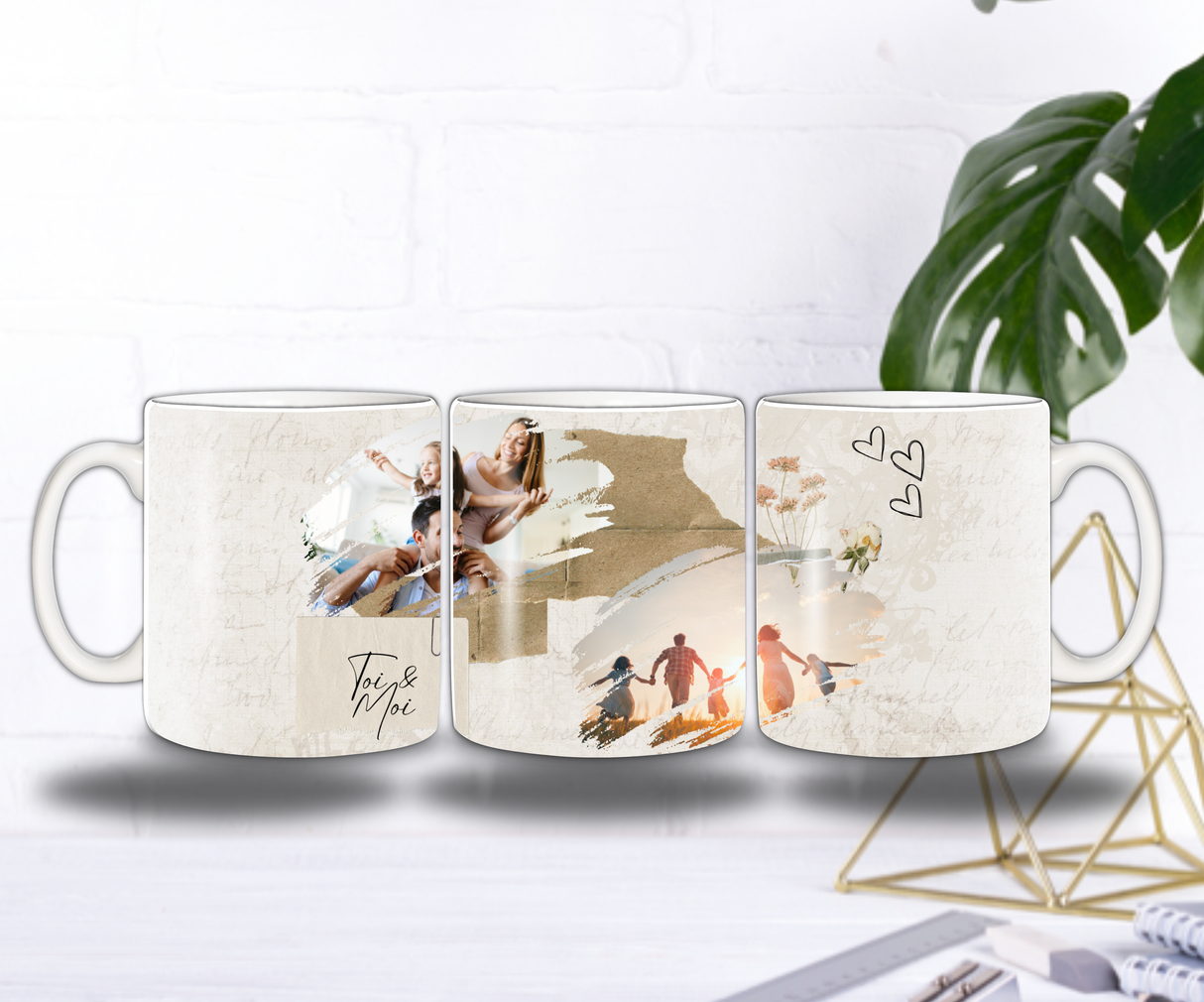 💕Mug Personnalisé Toi & Moi – Ajoutez Vos 2 Photos