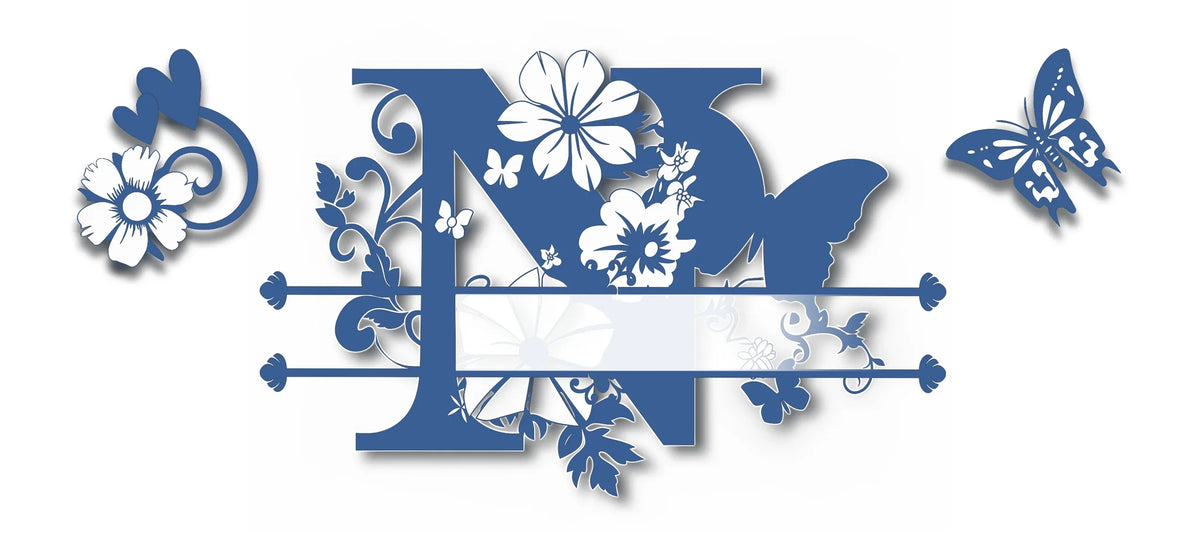 Mug Personnalisé Initiale A–Z – Sublimation Bleue & Prénom au Choix