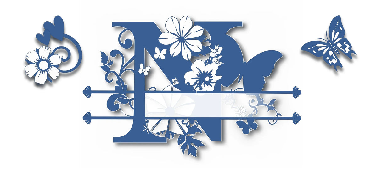 Mug Personnalisé Initiale A–Z – Sublimation Bleue & Prénom au Choix