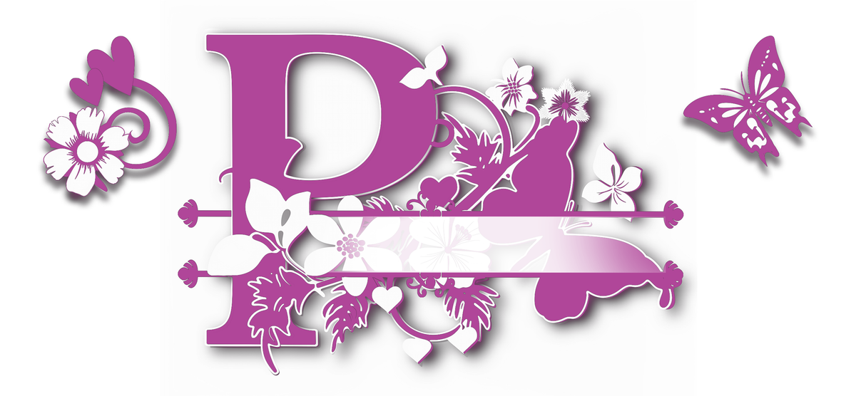 Mug Personnalisé Initiale A–Z – Floral Rose/Violet & Prénom au Choix