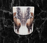 🦌 Mug “Renne Majestueux” – Édition de Noël 🎁