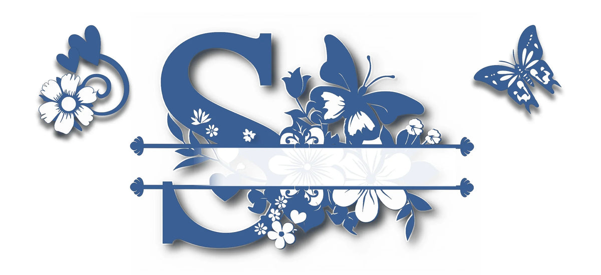 Mug Personnalisé Initiale A–Z – Sublimation Bleue & Prénom au Choix