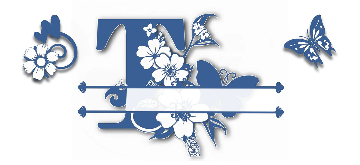 Mug Personnalisé Initiale A–Z – Sublimation Bleue & Prénom au Choix