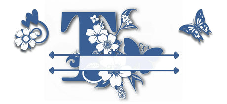 Mug Personnalisé Initiale A–Z – Sublimation Bleue & Prénom au Choix Sublimation Store