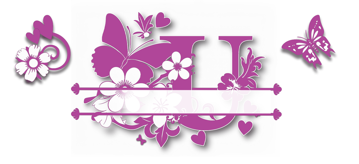 Mug Personnalisé Initiale A–Z – Floral Rose/Violet & Prénom au Choix