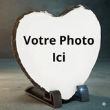 Ardoise Cœur Personnalisée Photo – Sublimation 15x15 cm + Support Sublimation Store
