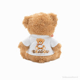 Bradou peluche verso t-shirt logo Né pour être aimé