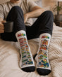 Chaussettes personnalisées "Humeur de la Semaine" Homme – prénom sur mesure Sublimation Store