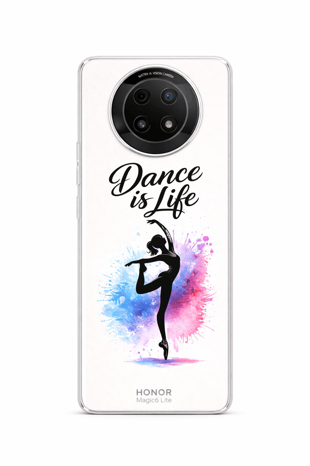 coque telephone dance is life danseuse aquarelle Honor