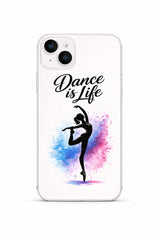coque telephone dance is life danseuse aquarelle iphone
