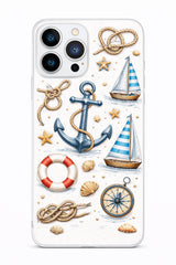 coque telephone esprit marin ancre voiliers boussole iphone