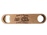 Décapsuleur personnalisé en bois de hêtre – Gravure laser humour recto/verso Sublimation Store