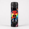 Gourde isotherme coccinelle arc-en-ciel galaxie 450 ml, vue de face