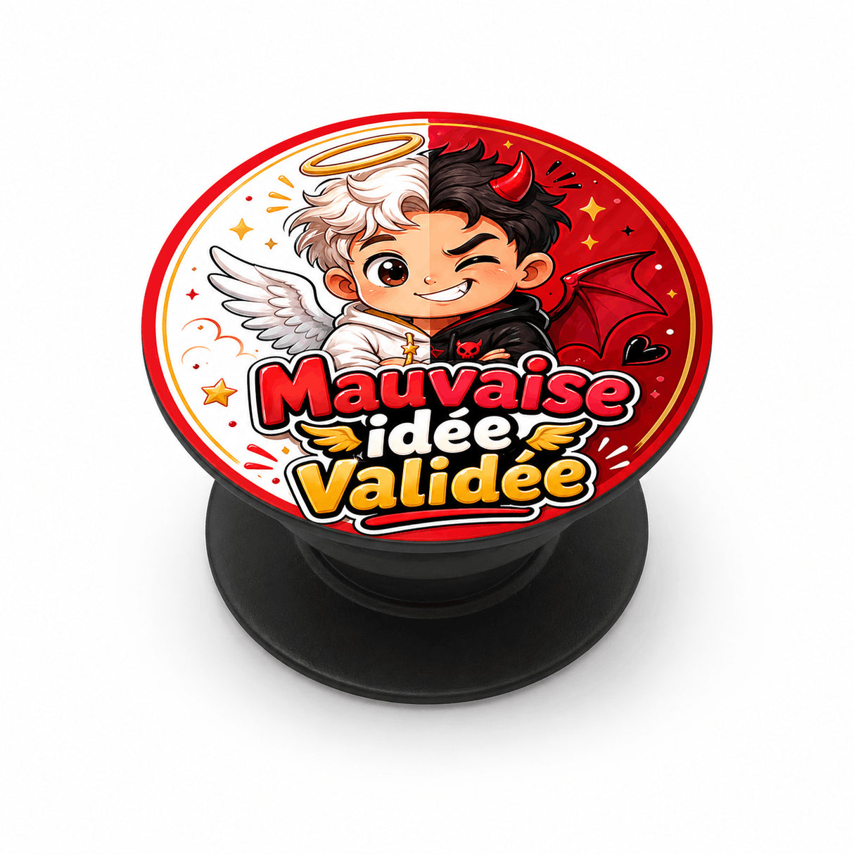 grip coque téléphone mauvaise idée validée sublimation haute définition vue produit