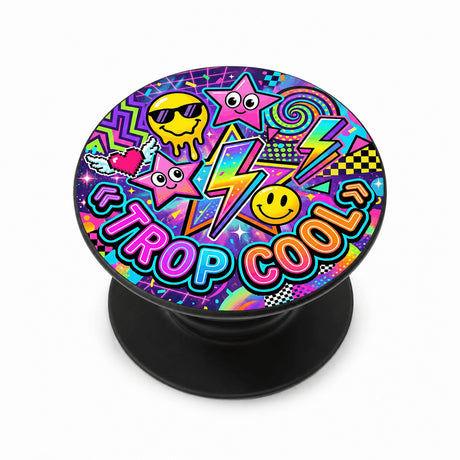 grip coque téléphone trop cool neon sublimation haute définition vue produit