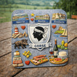 magnet corse pose sur table ile de beaute 6x6 cm