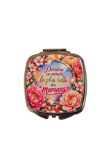 Miroir de poche Maman – Derrière ce miroir la plus belle des mamans Sublimation Store