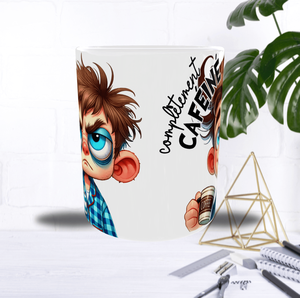 Mug “Avant / Après Café” – Jeune Homme – Recto/Verso