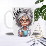 Mug “Avant / Après Café” – Femme 40/50 ans – Recto/Verso