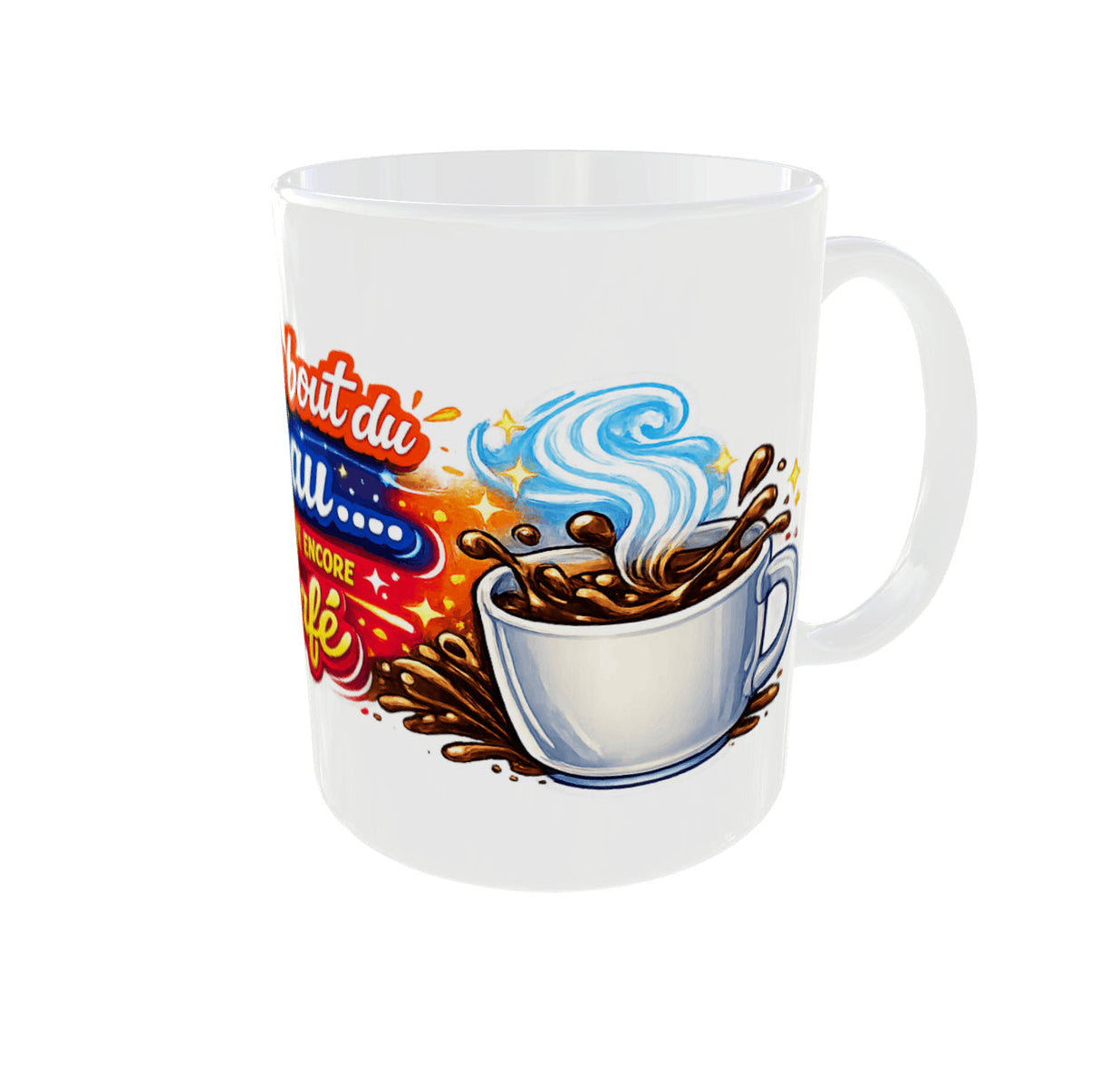 Mug Humour Café – Je suis au bout du rouleau 325 ml Sublimation Store