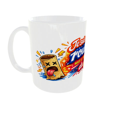 Mug Humour Café – Je suis au bout du rouleau 325 ml Sublimation Store