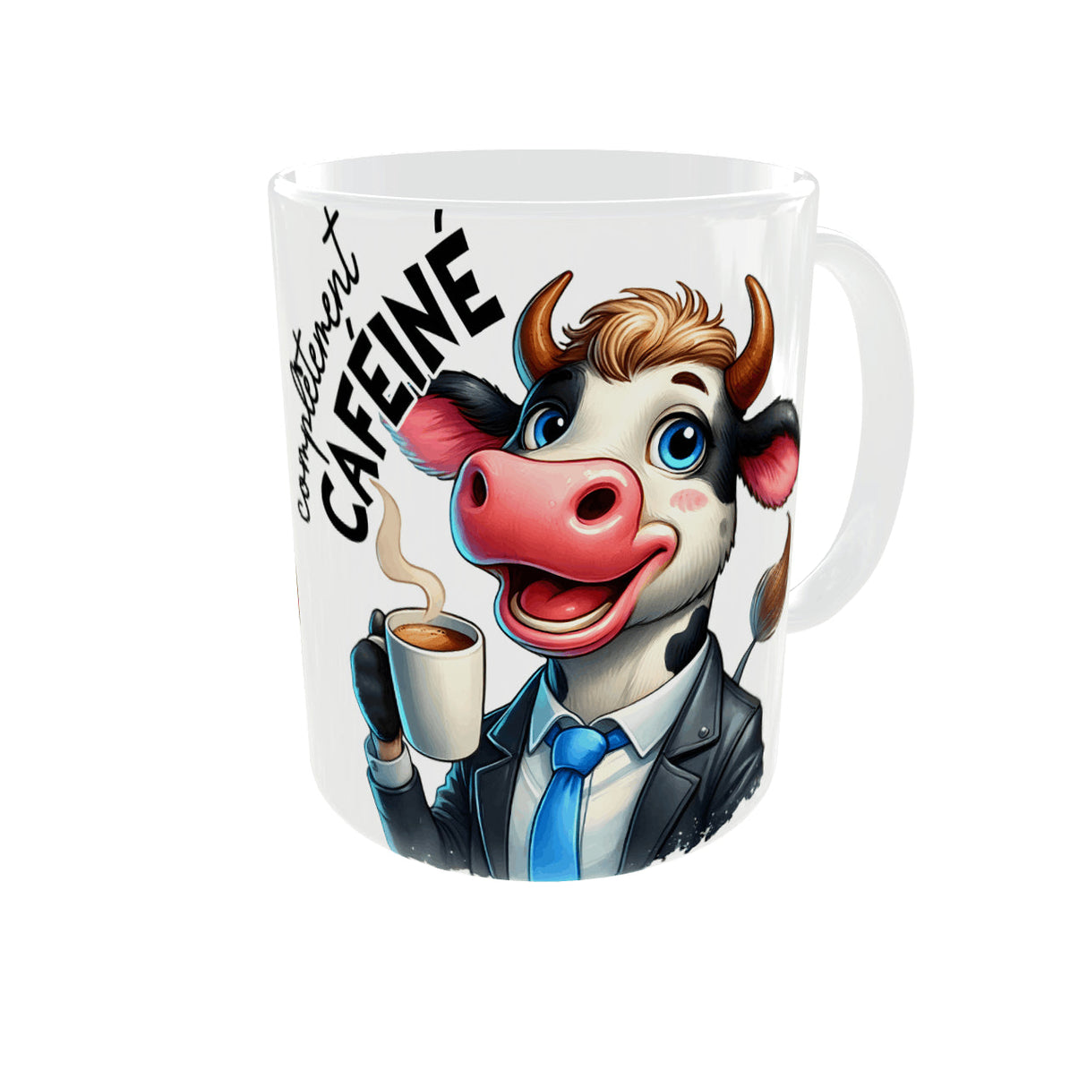 Mug humour vache avant après café – Mug drôle pour amateurs de café Sublimation Store