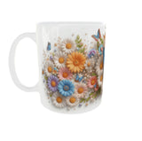 Mug Maman Fleurs et Papillon – Cadeau Fête des Mères 325 ml Sublimation Store