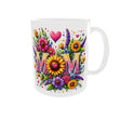 Mug MOM Fleurs Colorées – Cadeau Fête des Mères 325 ml Sublimation Store
