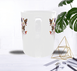 Mug Papillon Floréal – Papillon Éclatant Composé de Fleurs et d’Ailes Colorées