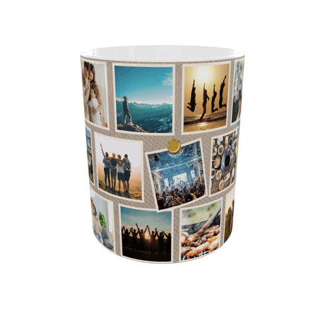 Mug personnalisé 12 photos – Montage souvenirs (sublimation HD) Sublimation Store