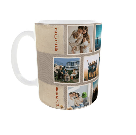 Mug personnalisé 12 photos – Montage souvenirs (sublimation HD) Sublimation Store