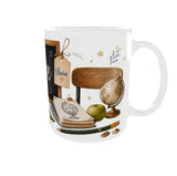 Mug cadeau maître personnalisé prénom vintage – vue anse à droite