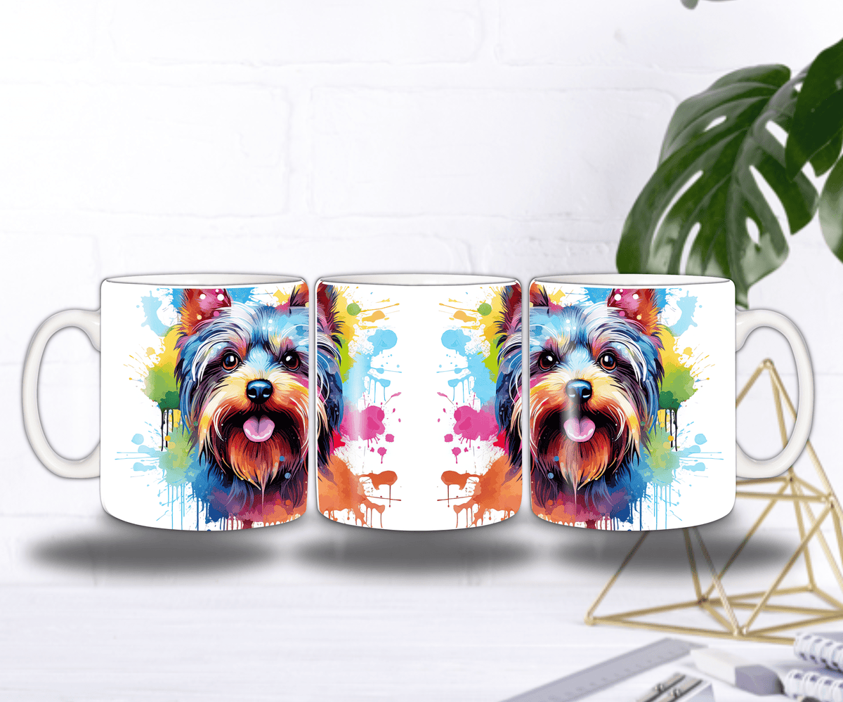 Mug Yorkshire Pop Art – Explosion de Couleurs Vibrantes