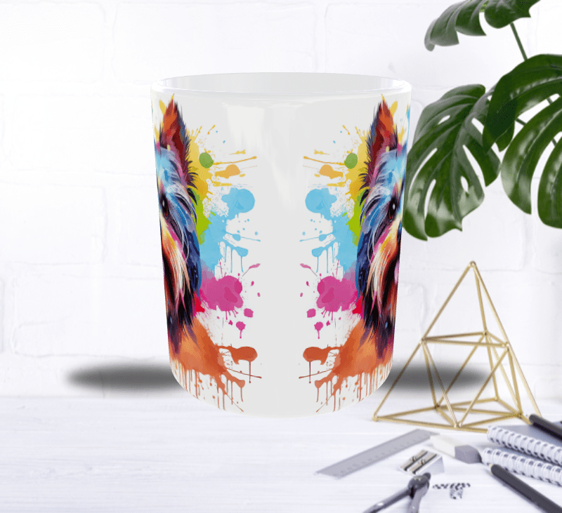 Mug Yorkshire Pop Art – Explosion de Couleurs Vibrantes