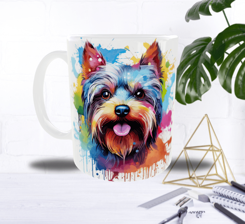 Mug Yorkshire Pop Art – Explosion de Couleurs Vibrantes