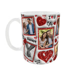 Mug personnalisé Saint-Valentin 10 photos – 11 oz / 325 ml Sublimation Store