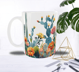 Mug Sublimation Oasis de Cactus – Nature en Fleurs